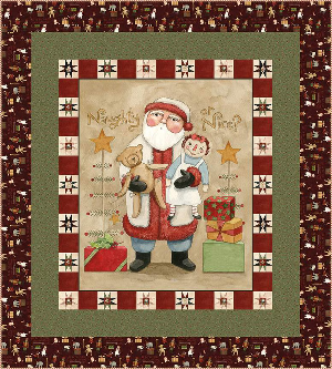  Riley Blake Naughty or Nice Quilt Kit  KT-16260